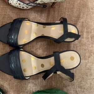 Boden navy blue sling back sandals size 39